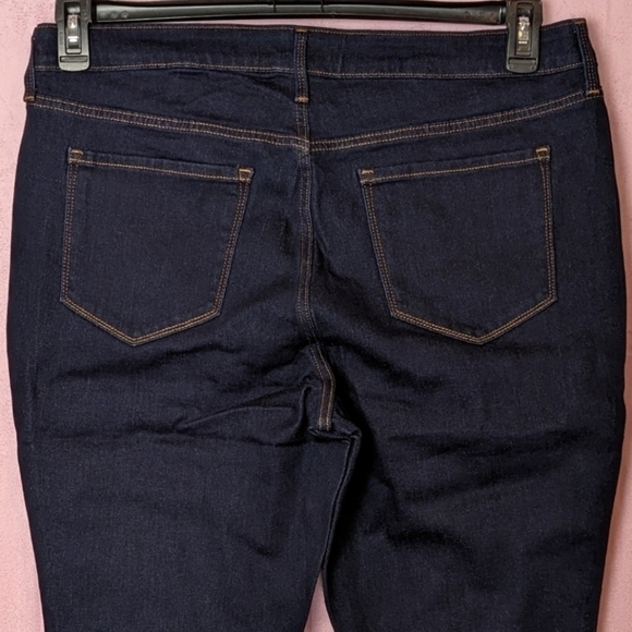 Old Navy Dark Wash Mid Rise Pop Icon Skinny Jeans size 16 - Picture 5 of 9